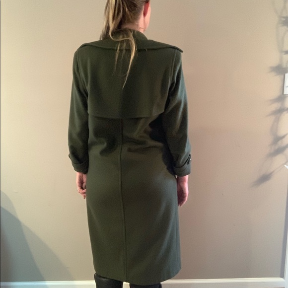 Vintage 80s Beau Brem Wool Trench Coat - Picture 7 of 8